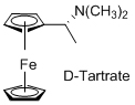 (R)-(+)-N,N-二甲基-1-二茂鐵基乙胺 D-酒石酸鹽