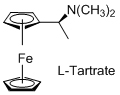 (S)-(-)-N,N-二甲基-1-二茂鐵基乙胺 L-酒石酸鹽
